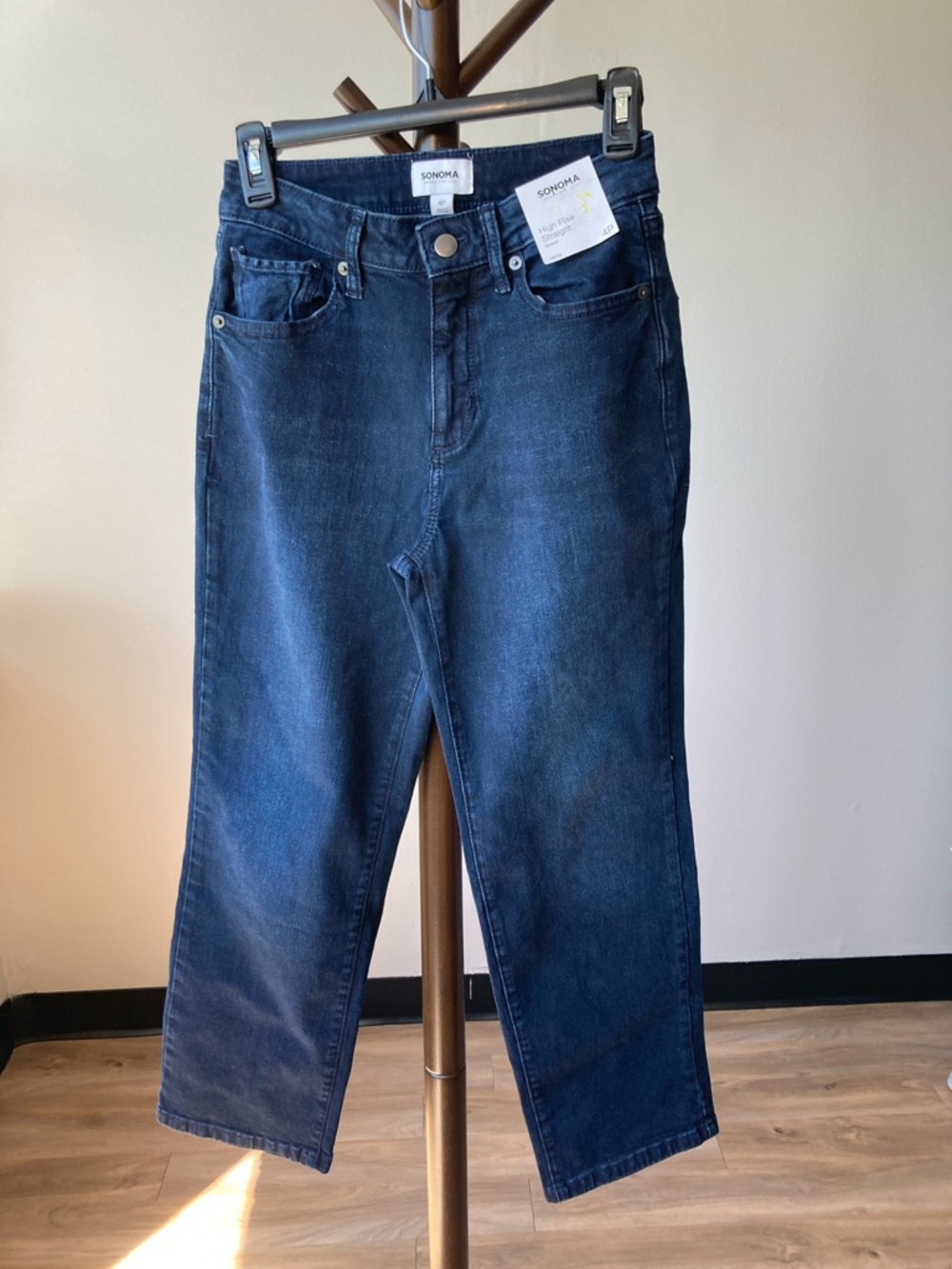 Sonoma High Rise Straight jean with stretch 4P